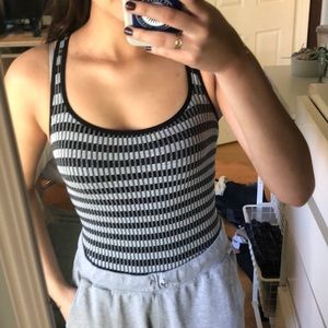 NWOT Urban Outfitters striped bodysuit